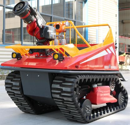 90m einstellbarer Durchfluss Roboter Feuerwehrroboter